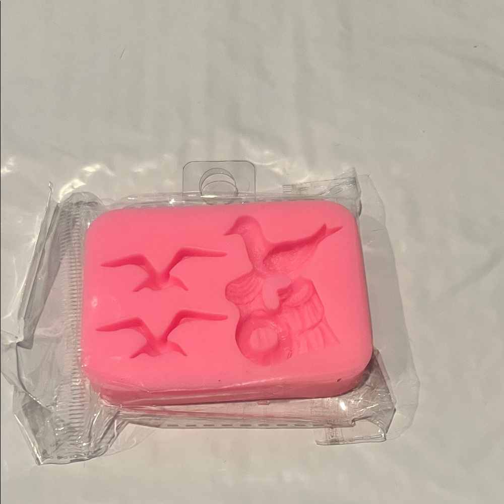 Pink Seagull Design Fondant/Gumpaste mold